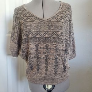 Papaya dolman sweater blouse